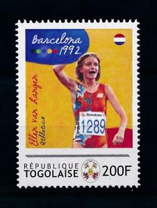 [78107] Togo  Olympic Games Barcelona Dutch Champion Athletics  MNH