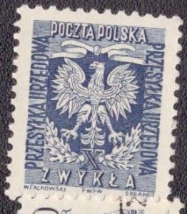 Poland O30 1954 MNH