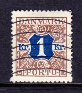 Denmark - Scott #J23 - Used - Pencil/rev. - SCV $18