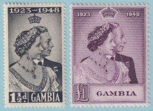 GAMBIA 146 - 147  MINT NEVER HINGED OG ** SET - NO FAULTS VERY FINE! - P572