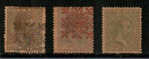 Cuba Scott 118-19,140 Mint hinged (#118-19 brown gum)