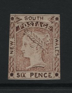 New South Wales #18 Mint Fine Full Original Gum Hinged