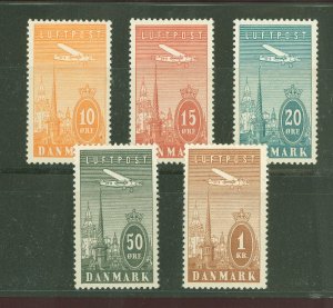 Denmark #C6-10 Mint (NH)