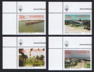 Namibia Centenary of Swakopmund 4v Upper Left Corners SG#592/95 SC#714-17