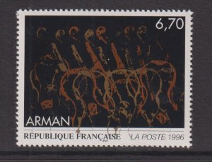 France   #2535  MNH  1996  cello fragments by Arman