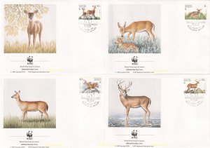 24756 MNH ANTILLAS HOLANDESAS 1992 CIERVO VIRGINIANO