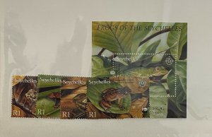 Souvenir Sheet Seychelles Scott #831-5 nh