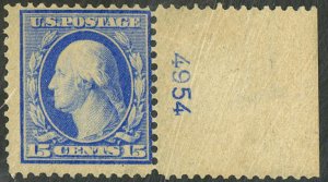 U.S #366 MINT OG LH with Cert