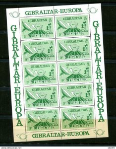 Gibraltar 1979 Europa 3 Sheets MNH Telecommunication system 13658