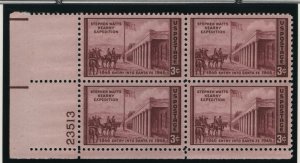 US, 944, MNH, PLATE BLOCK, 1946, KEARNEY EXPEDITION