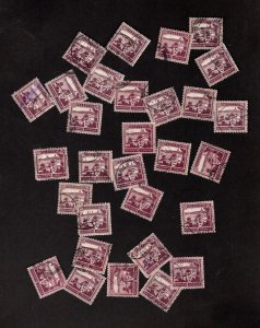 PALESTINE 30 USED STAMPS SCOTT # 80 DUPLICATION