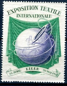 textile international exhibition cinderella poster stamp 1951 (6)