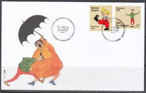 Denmark Scott 1482-3 FDC - 2010 Europa Issues
