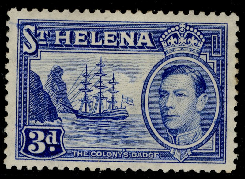 ST. HELENA GVI SG135, 3d ultramarine, M MINT. Cat £80.