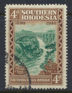 Southern Rhodesia  SG 58  SC# 61  Used Golden Jubilee BSAC  see scans 