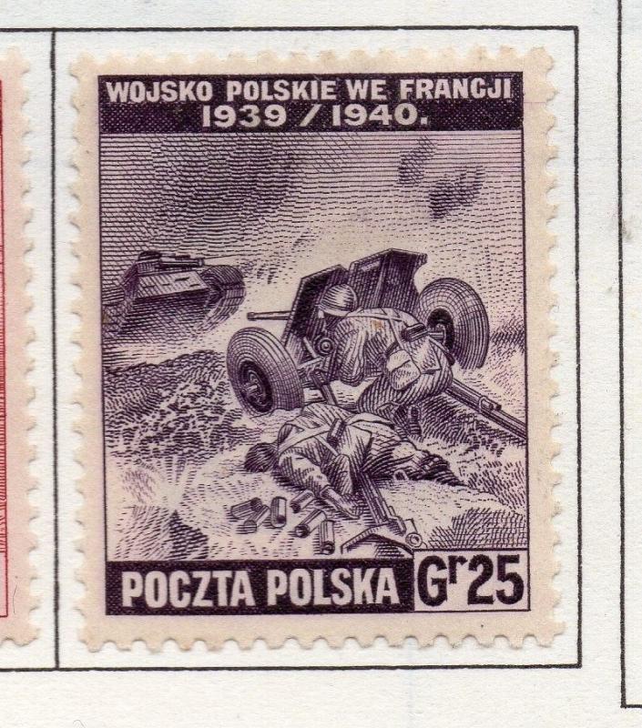 Poland 1941-44 Early Issue Fine Mint Hinged 25g. 190947