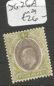 Southern Nigeria SG 26a MOG (6chq)