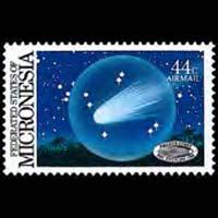 MICRONESIA 1986 - Scott# C19 Halley Comet Set of 1 NH