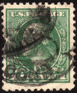 1918, US, 1c, George Washington, Used, Sc 525, damaged