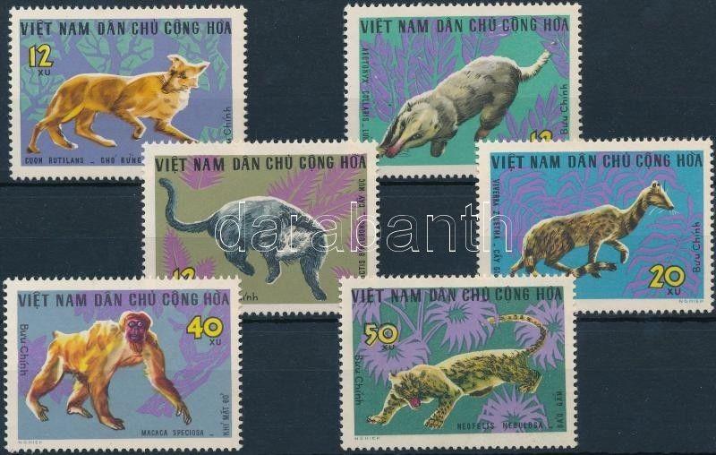 Vietnam stamp Wild Animals set MNH 1967 Mi 475-480 Animals WS223704