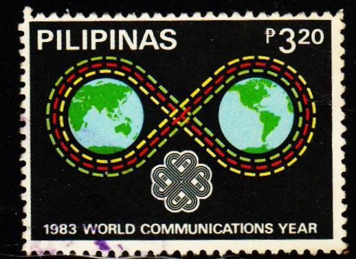 Philippines - #1644 World Communications Year  -  Used
