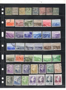 TURKEY COLLECTION ON STOCK SHEET MINT/USED