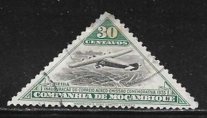 Mozambique Company 169: 30c Airplane over Beira, used, VF