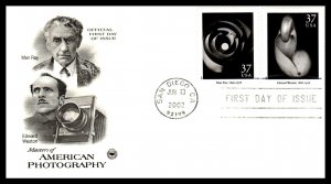 US 3649a-3649t Photography PCS Set of Ten U/A FDC