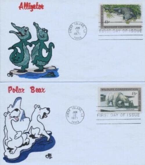 1427/1430 WILDLIFE CONSERVATION - Ellis set of 4