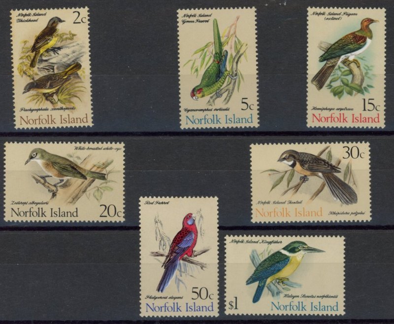 [Hip4326] Norfolk Isl 1971 birds good set very fine MNH stamps value $28