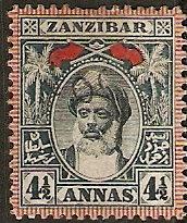 Zanzibar 70 Used VF 1901 SCV $13.50