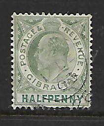 GILBRALTAR 39 USED KING EDWARD ISSUE