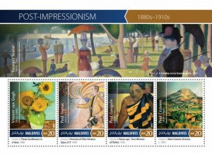 Maldives 2015 MNH-POST-IMPRESSIONISM   |  Scott Code: 3474