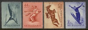 BULGARIA SC# 869-72 F-VF U 1954