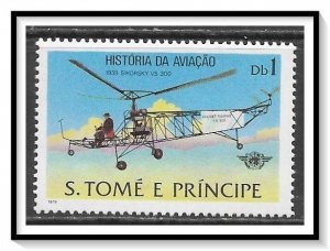 St Thomas #529 History Of Aviation MNH