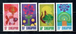 Singapore #157-160  Mint  Scott $8.25