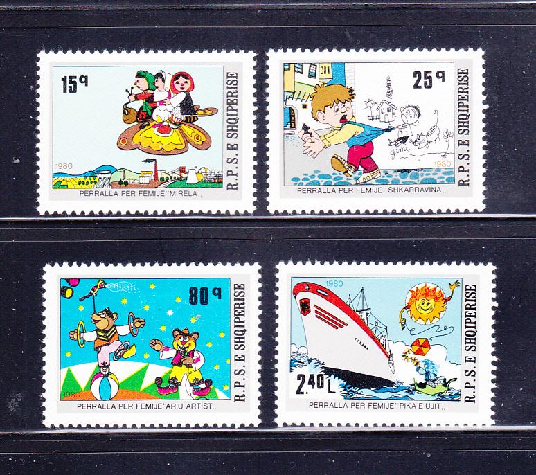 Albania 1959-1962 Set MH Cartoons