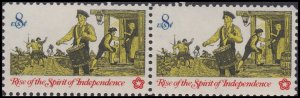 US 1479 Spirit of Independence Drummer 8c horz pair (2 stamps) MNH 1973