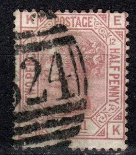 Great Britain #67 Plate 12  F-VF Used  CV $60.00 (X344)