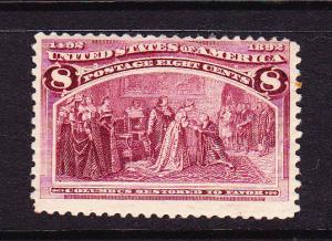 U.S 1893 8c COLUMBIAN MNH  #236