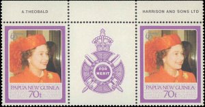 Papua New Guinea #640-644, Complete Set(5), Pairs, 1986, Never Hinged