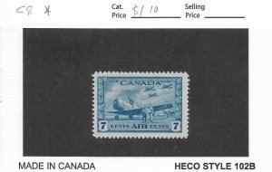 Canada: Sc # C8, MH (50897)