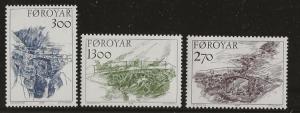 FAROE SC  #  149 - 51   MNH