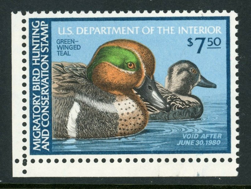 US Stamp #RW46 Green-winged Teal $7.50 - MOGNH - CV $12.50 