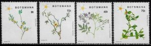 Botswana #448-51 MNH Set - Flowering Plants