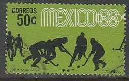 MEXICO 983, 50¢ Hockey 3rd Pre-Olympic Set 1967. Used. VF. (644)