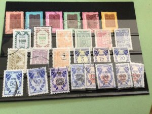 Turkey 1974-1977  mounted mint & used postage due stamps Ref A8853