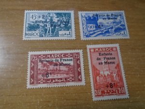 French Morocco   #  B21-24  MH