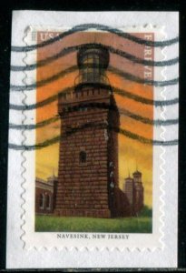 5622 (55c) Mid-Atlantic Lighthouses - Navesink SA. used on paper