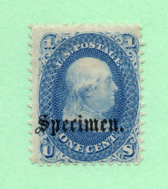 Sc# 63S MH  /  Specimen Overprint -   Lot 0418423